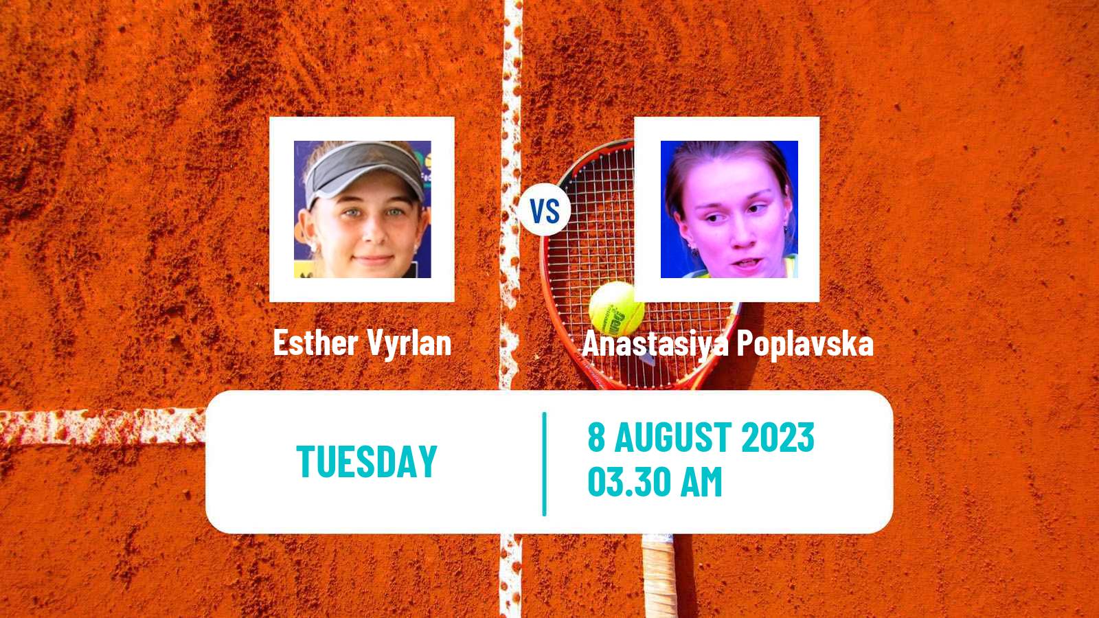 Tennis ITF W15 Tbilisi 2 Women Esther Vyrlan - Anastasiya Poplavska