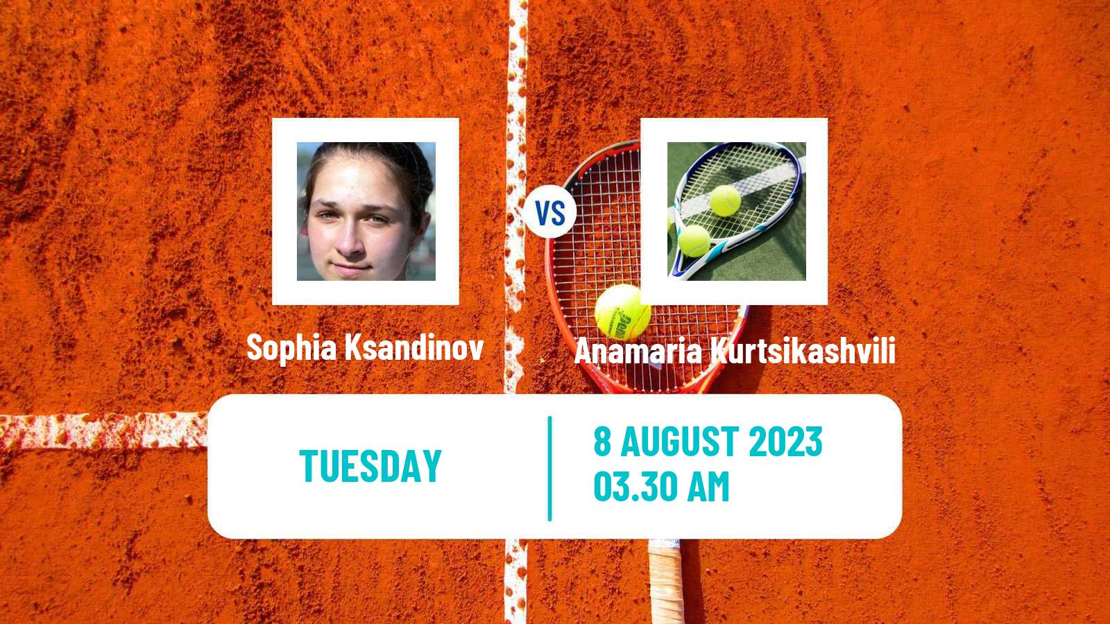 Tennis ITF W15 Tbilisi 2 Women Sophia Ksandinov - Anamaria Kurtsikashvili