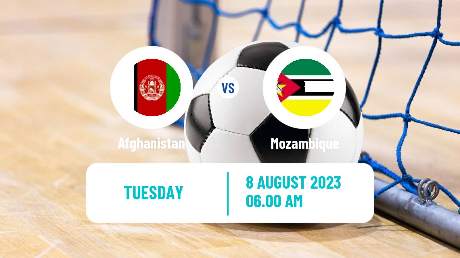 Futsal Continental Championship Futsal Afghanistan - Mozambique