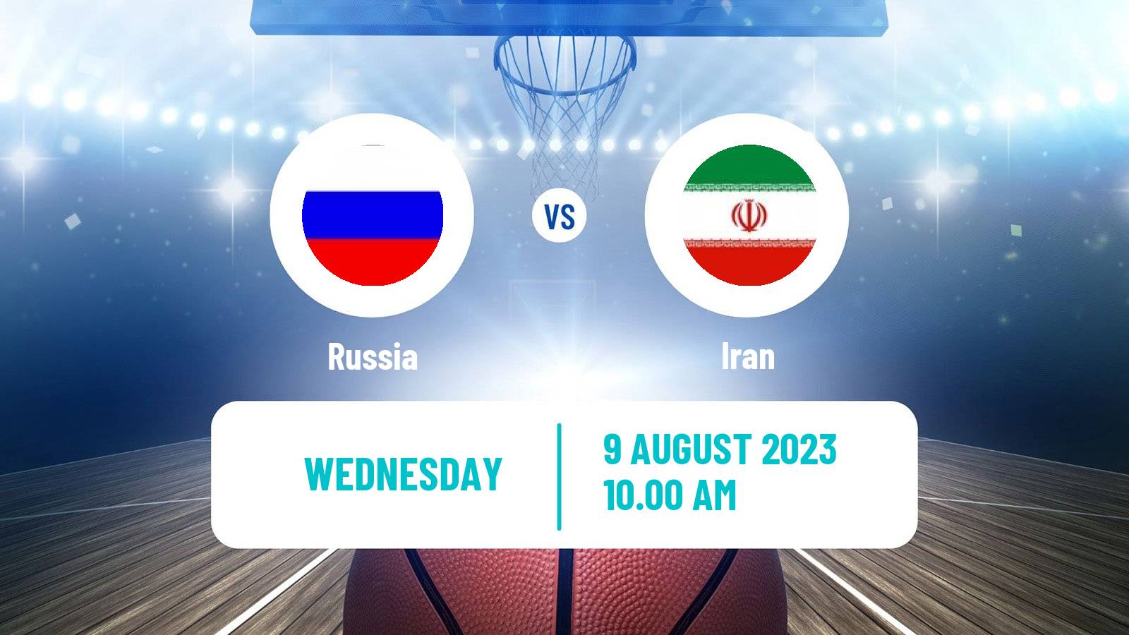 Basketball Friendly International Basketball Russia - Iran
