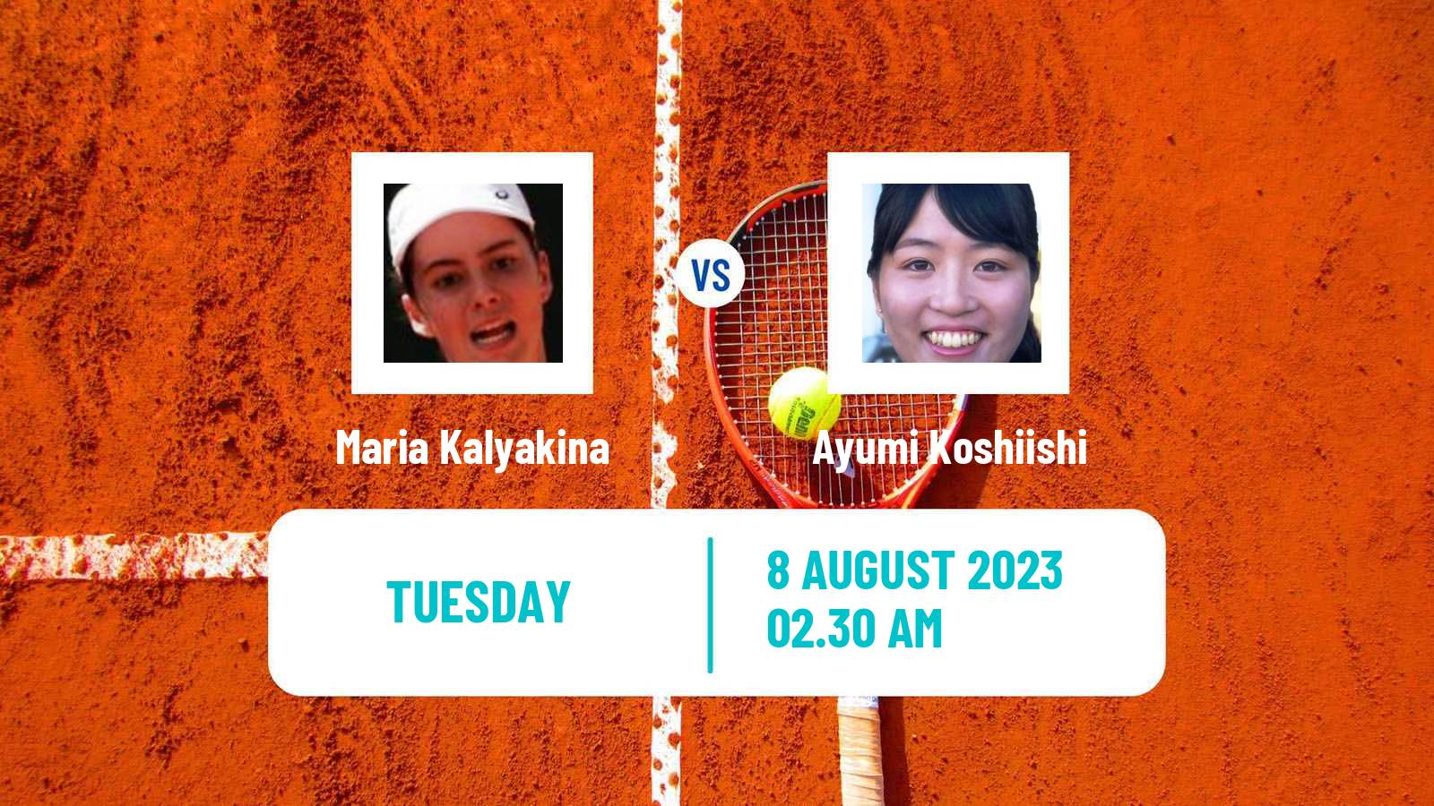 Tennis ITF W15 Ust Kamenogorsk Women Maria Kalyakina - Ayumi Koshiishi