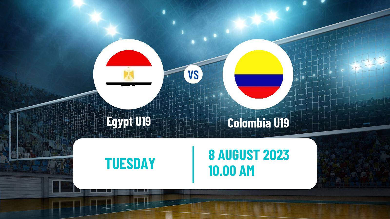Volleyball World Championship U19 Volleyball Egypt U19 - Colombia U19