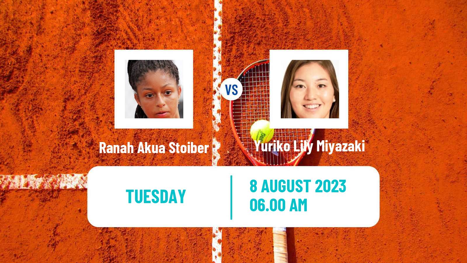 Tennis ITF W25 Roehampton 3 Women Ranah Akua Stoiber - Yuriko Lily Miyazaki