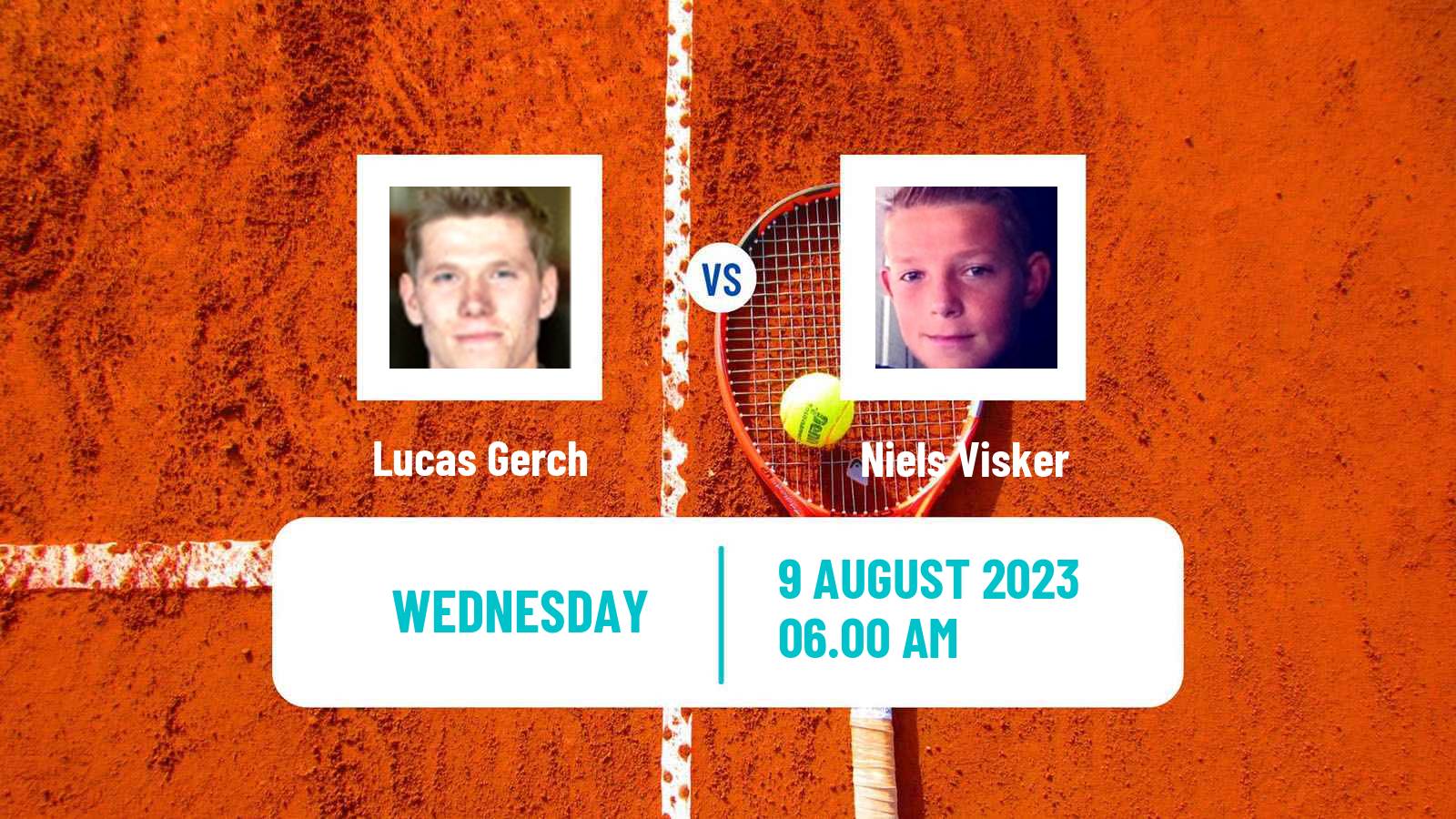 Tennis ITF M15 Frankfurt Am Main Men 2023 Lucas Gerch - Niels Visker