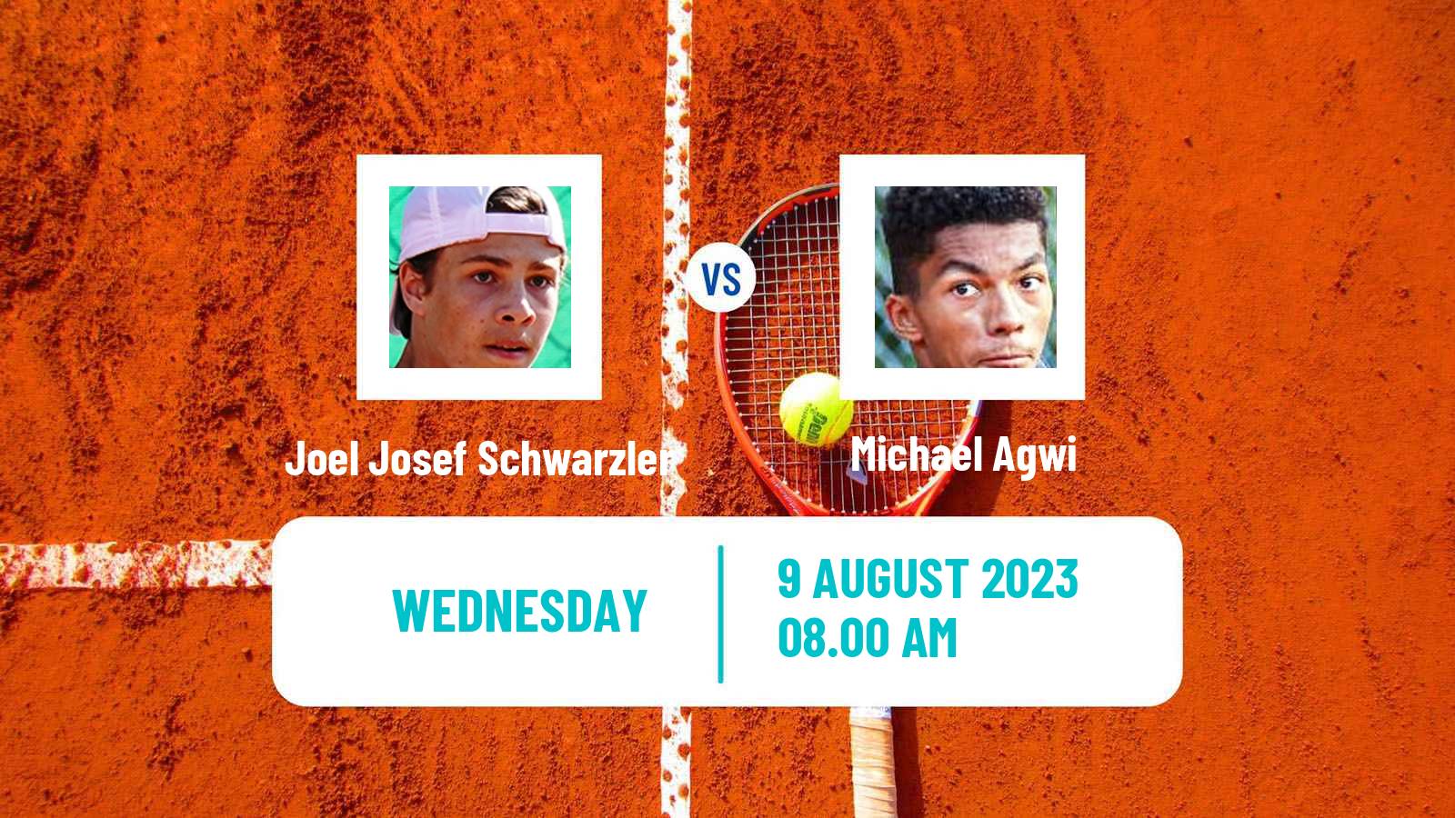 Tennis ITF M15 Frankfurt Am Main Men 2023 Joel Josef Schwarzler - Michael Agwi