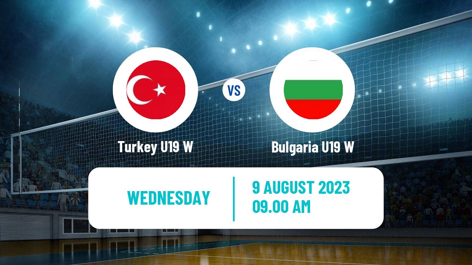 Volleyball World Championship U19 Volleyball Women Turkey U19 W - Bulgaria U19 W