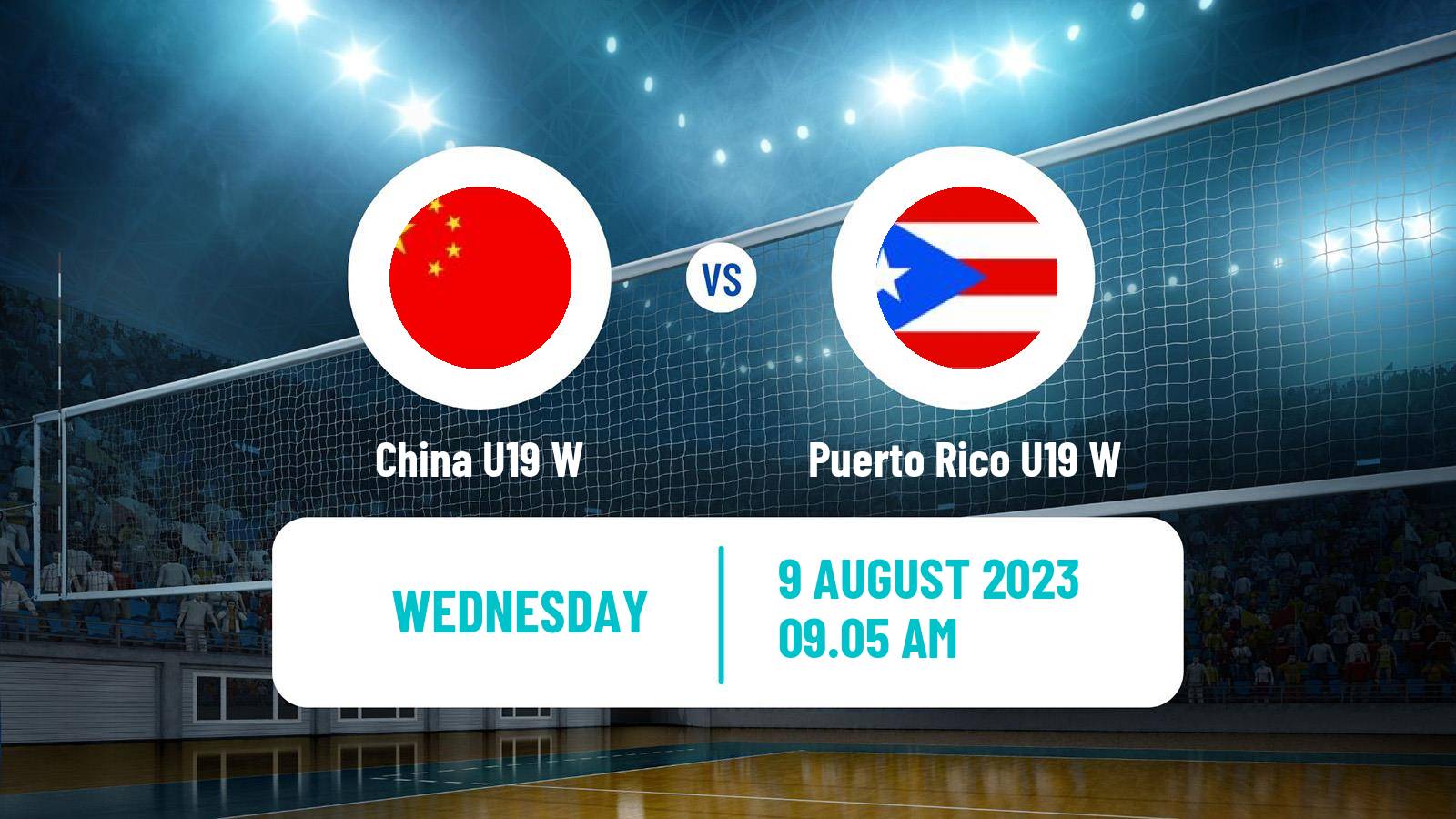 Volleyball World Championship U19 Volleyball Women China U19 W - Puerto Rico U19 W