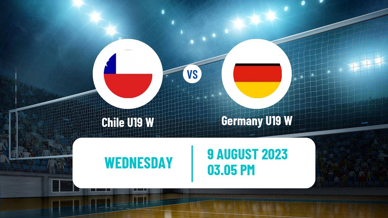 Volleyball World Championship U19 Volleyball Women Chile U19 W - Germany U19 W