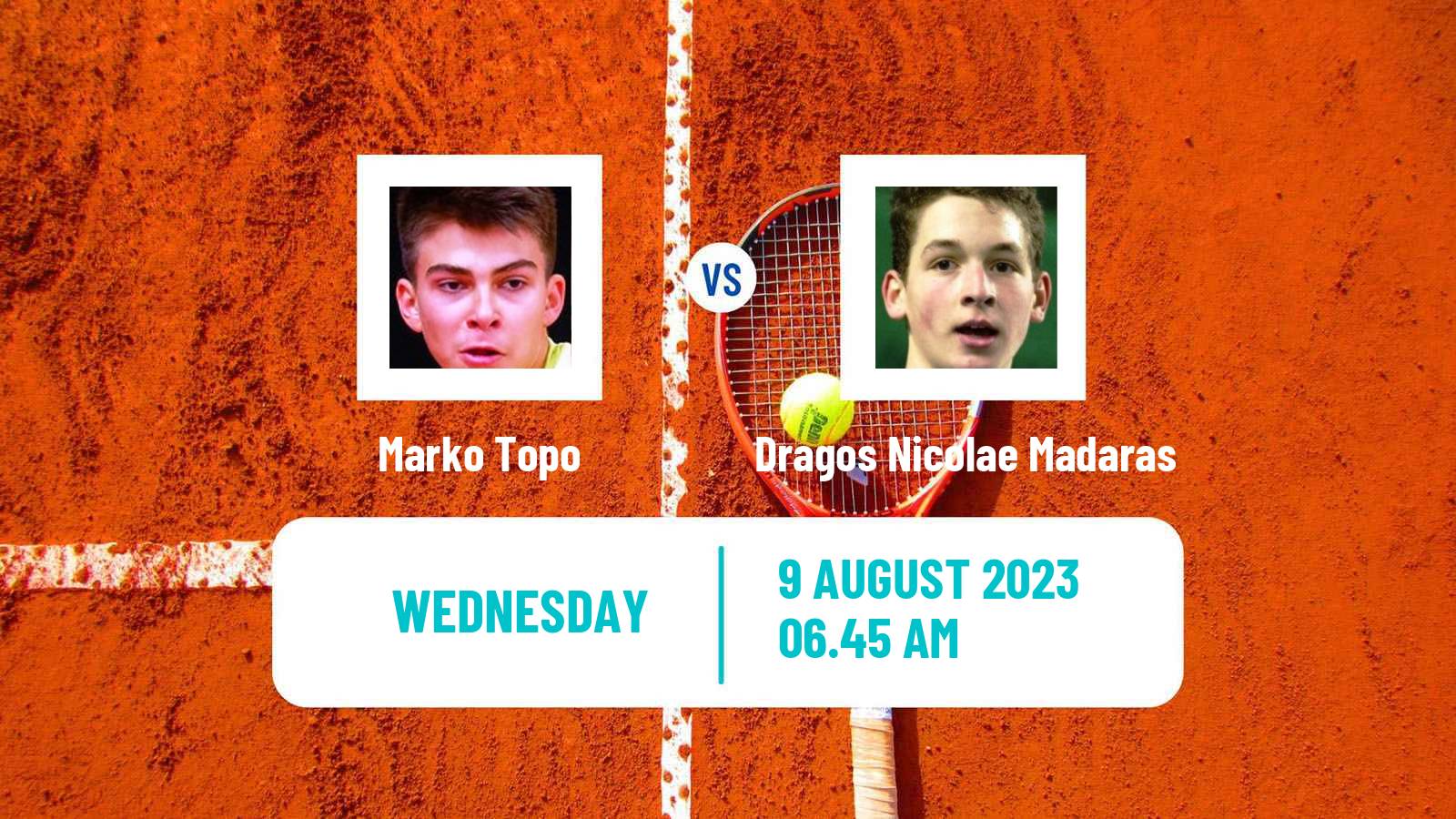 Tennis Banja Luka Challenger Men Marko Topo - Dragos Nicolae Madaras