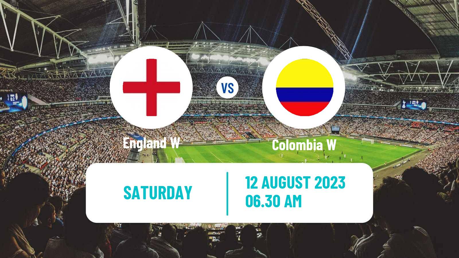 Soccer FIFA World Cup Women England W - Colombia W