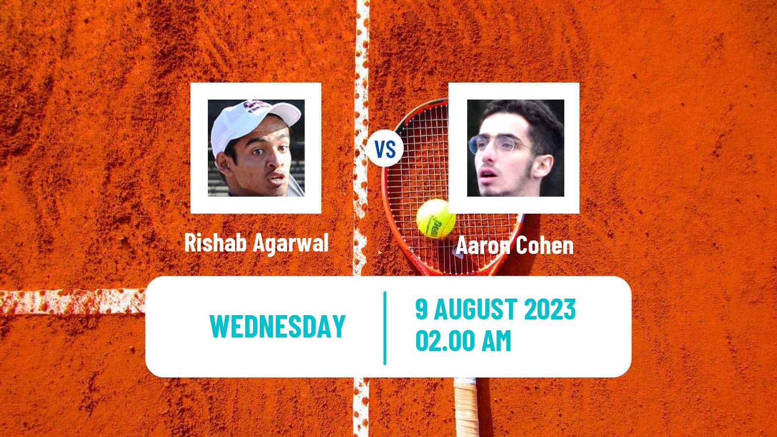 Tennis ITF M25 Herzlia Men Rishab Agarwal - Aaron Cohen