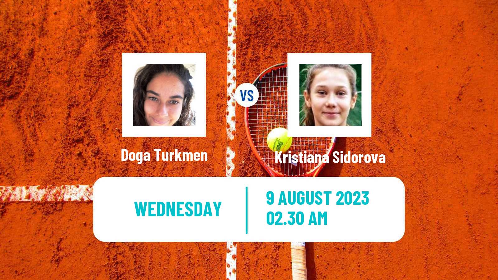 Tennis ITF W15 Tbilisi 2 Women Doga Turkmen - Kristiana Sidorova