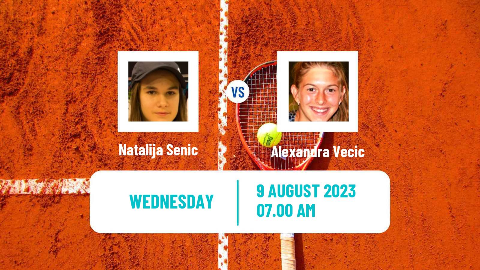 Tennis ITF W25 Osijek 2 Women Natalija Senic - Alexandra Vecic