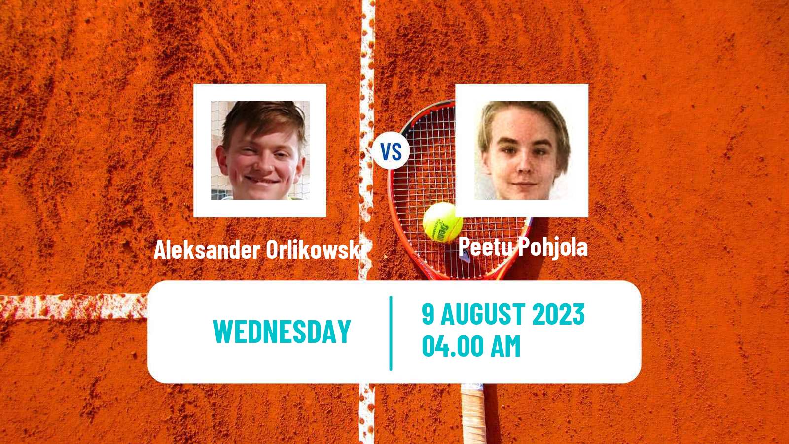 Tennis ITF M25 Lodz Men 2023 Aleksander Orlikowski - Peetu Pohjola