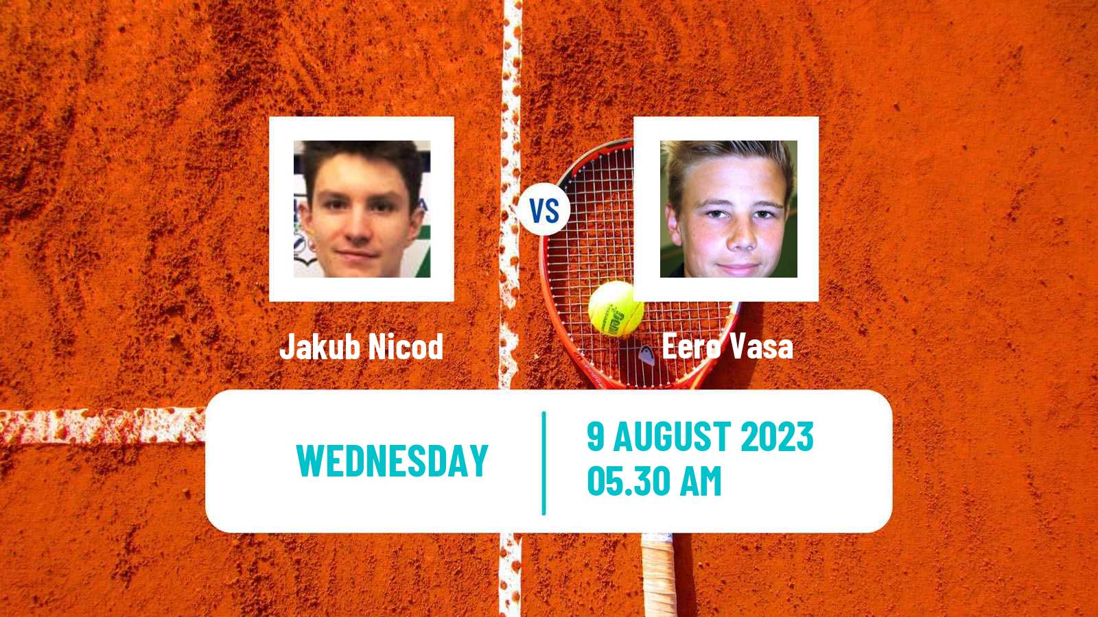 Tennis ITF M25 Lodz Men 2023 Jakub Nicod - Eero Vasa
