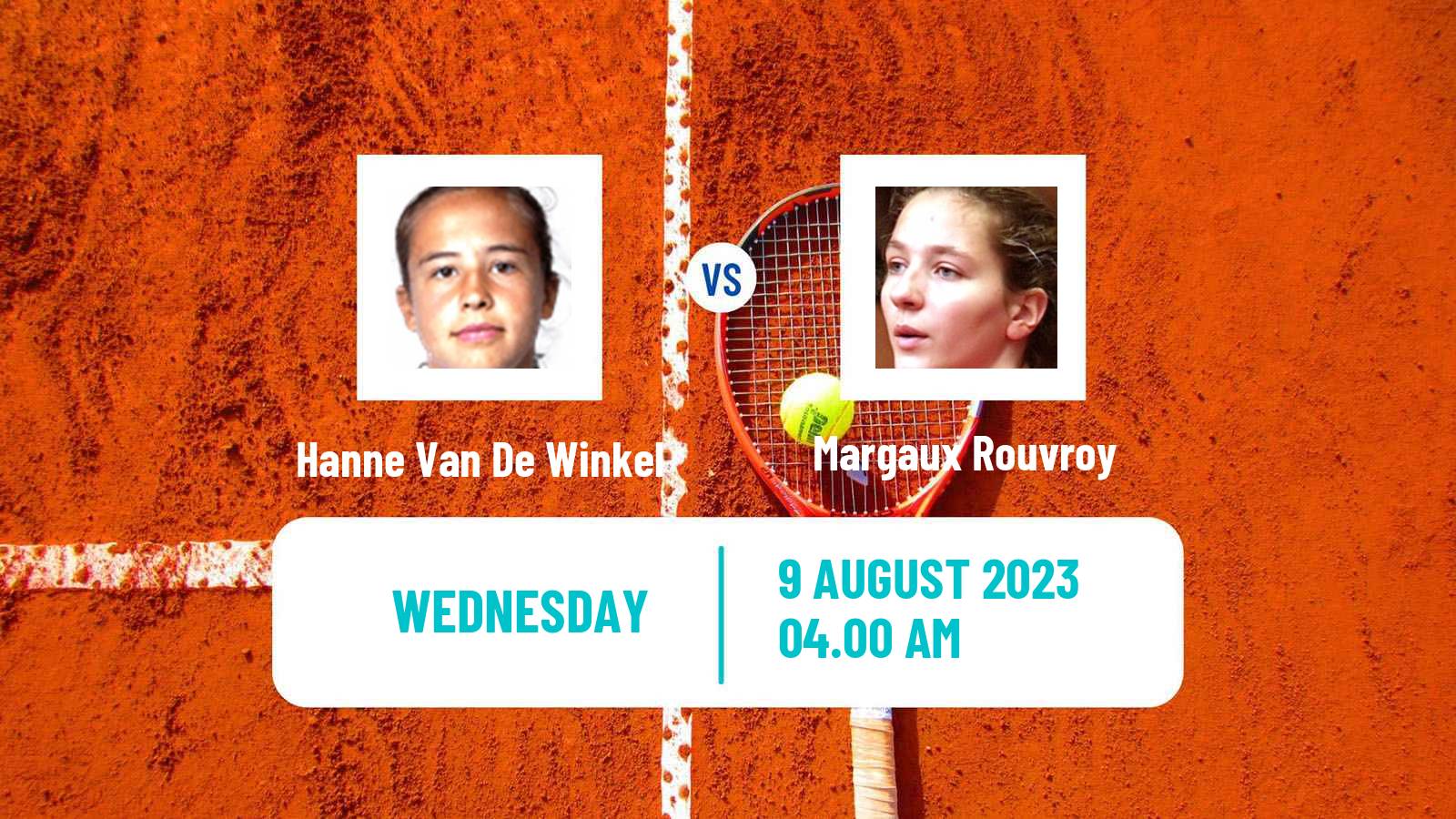 Tennis ITF W25 Koksijde Women Hanne Van De Winkel - Margaux Rouvroy