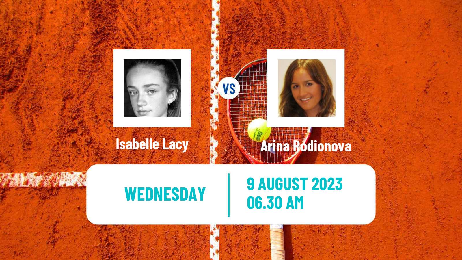 Tennis ITF W25 Roehampton 3 Women Isabelle Lacy - Arina Rodionova