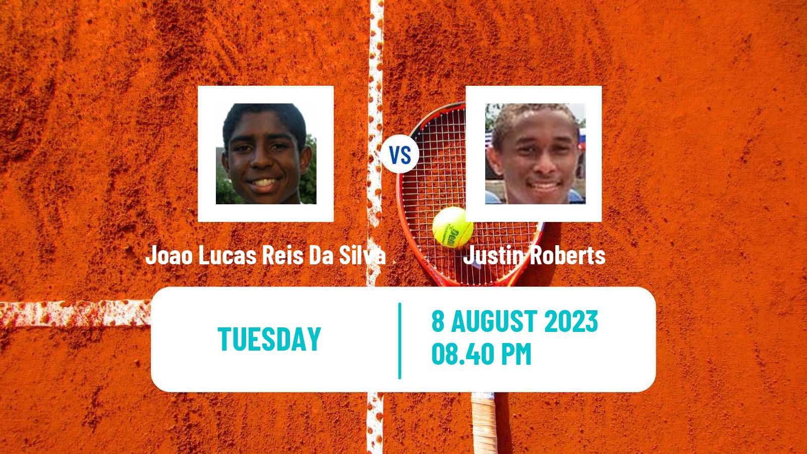 Tennis Santo Domingo Challenger Men Joao Lucas Reis Da Silva - Justin Roberts