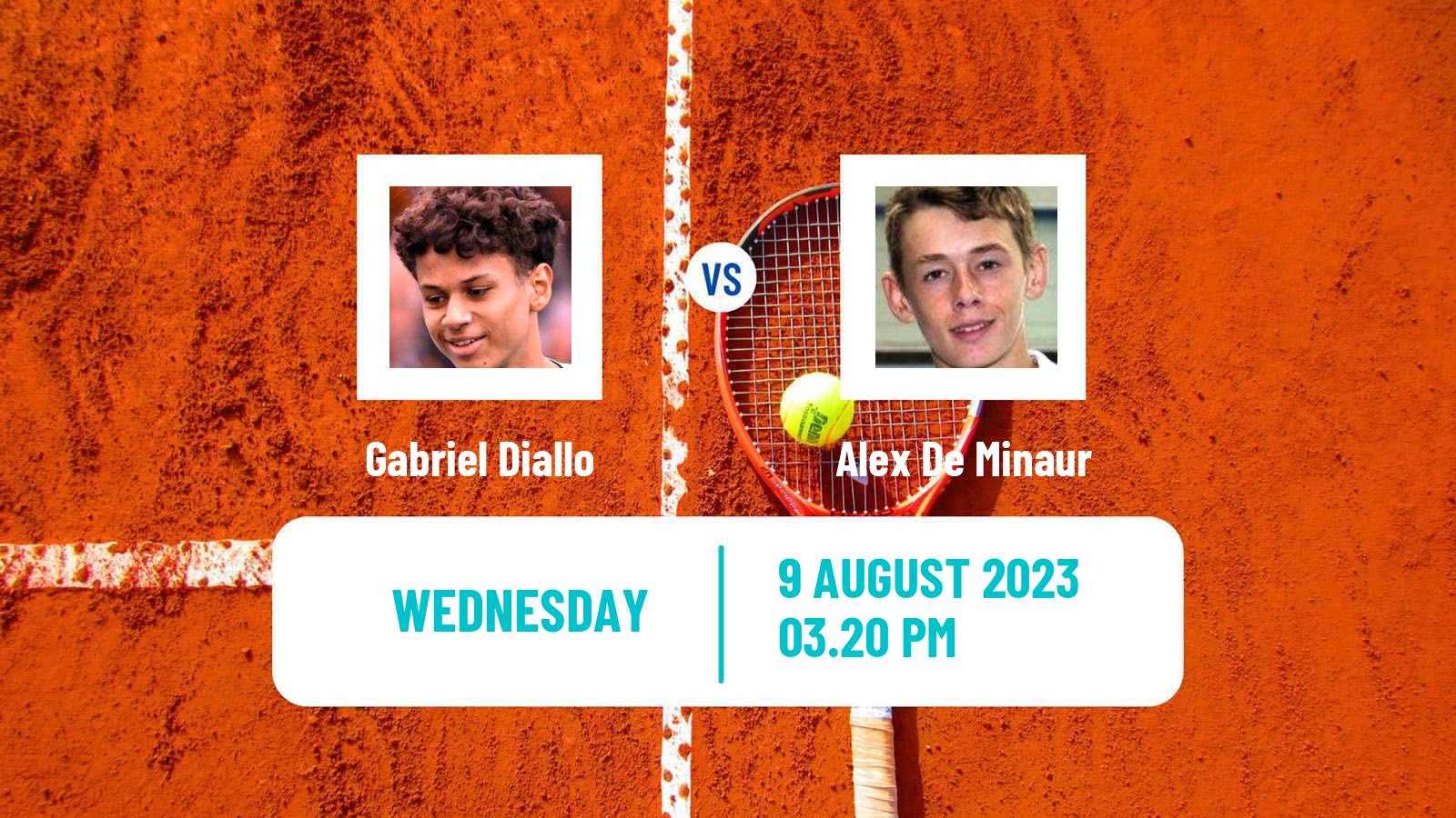 Tennis ATP Toronto Gabriel Diallo - Alex De Minaur