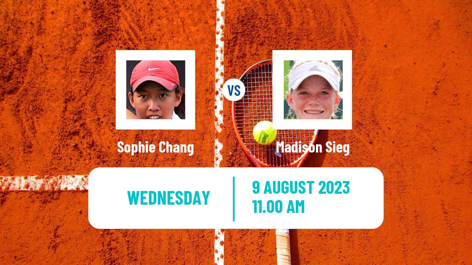 Tennis ITF W100 Landisville 2 Women Sophie Chang - Madison Sieg