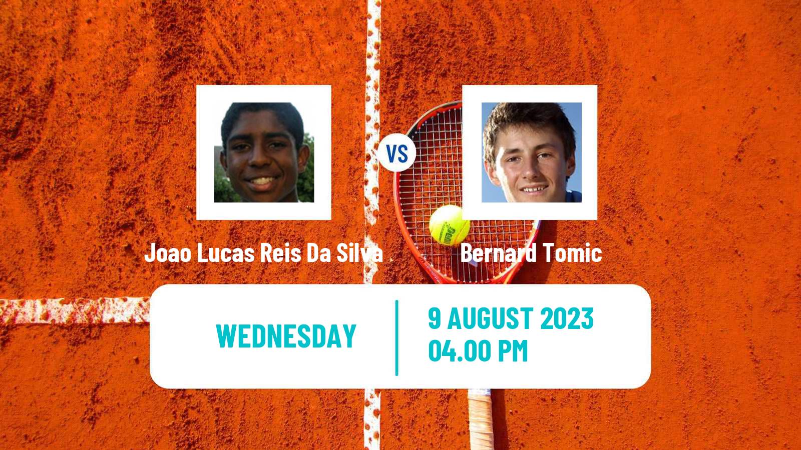 Tennis Santo Domingo Challenger Men Joao Lucas Reis Da Silva - Bernard Tomic