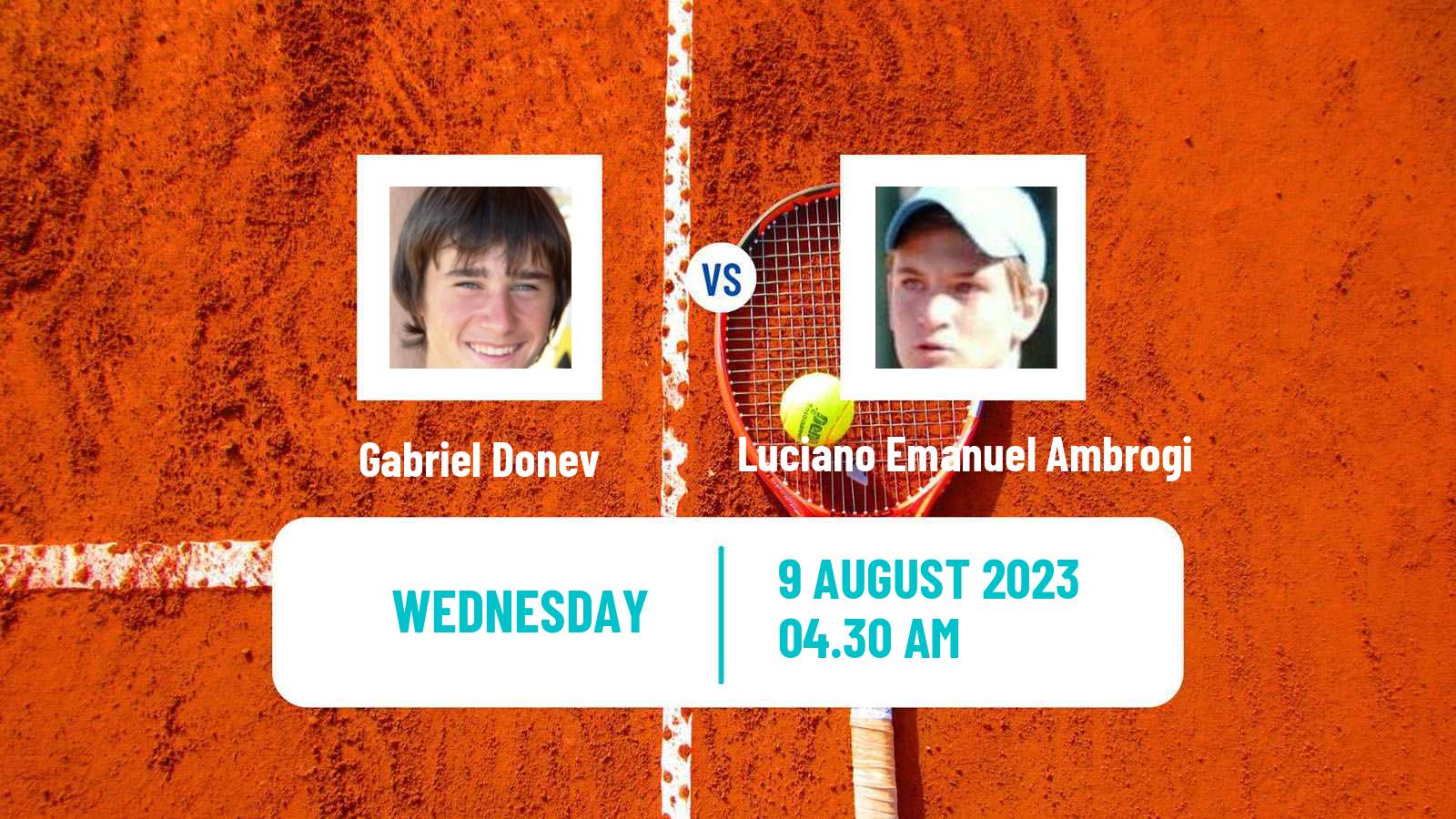 Tennis ITF M15 Curtea De Arges Men Gabriel Donev - Luciano Emanuel Ambrogi