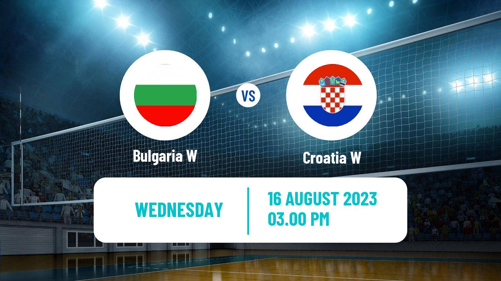 Volleyball European Championships Volleyball Women Bulgaria W - Croatia W