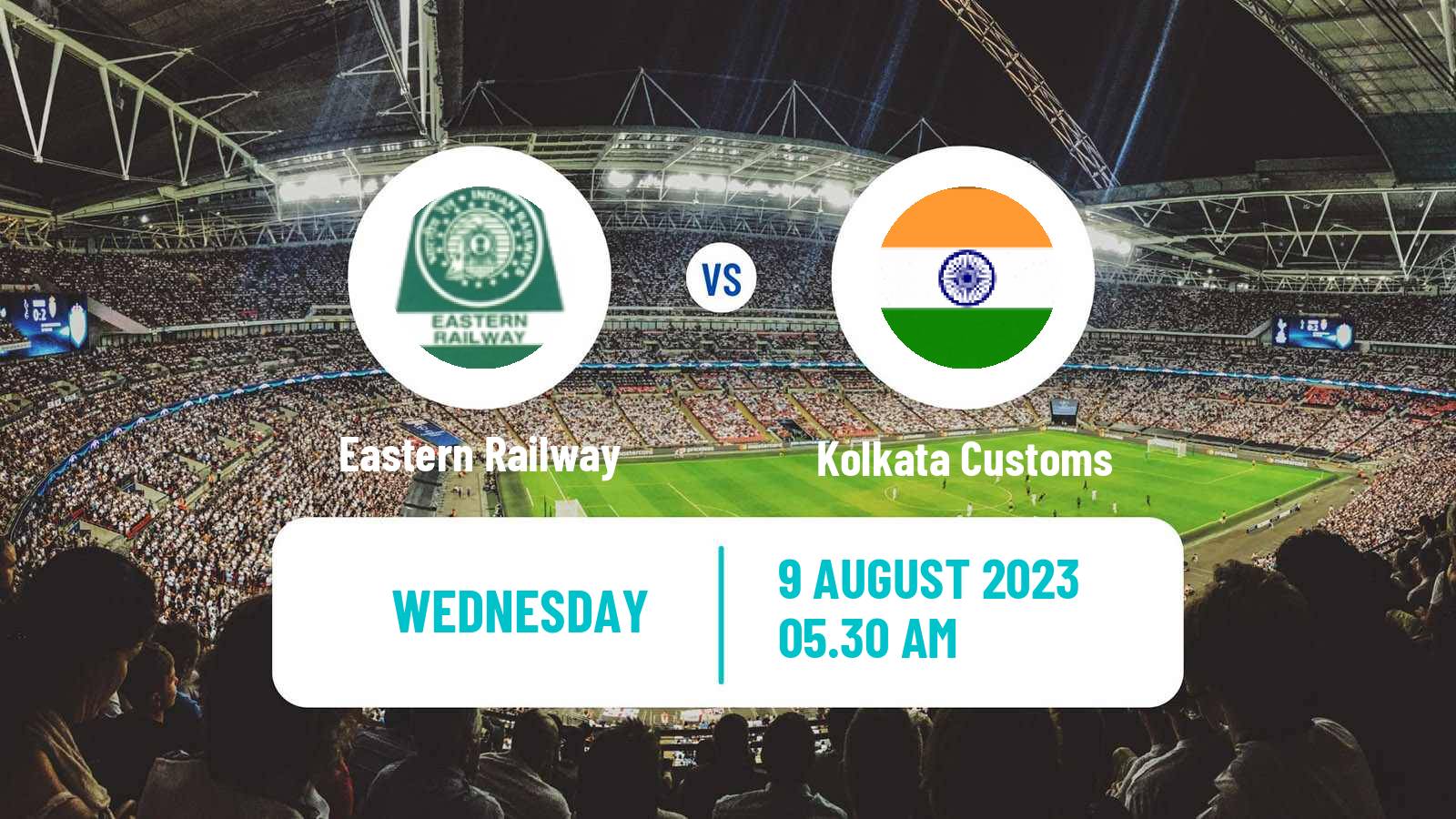 Soccer Calcutta Premier Division Eastern Railway - Kolkata Customs