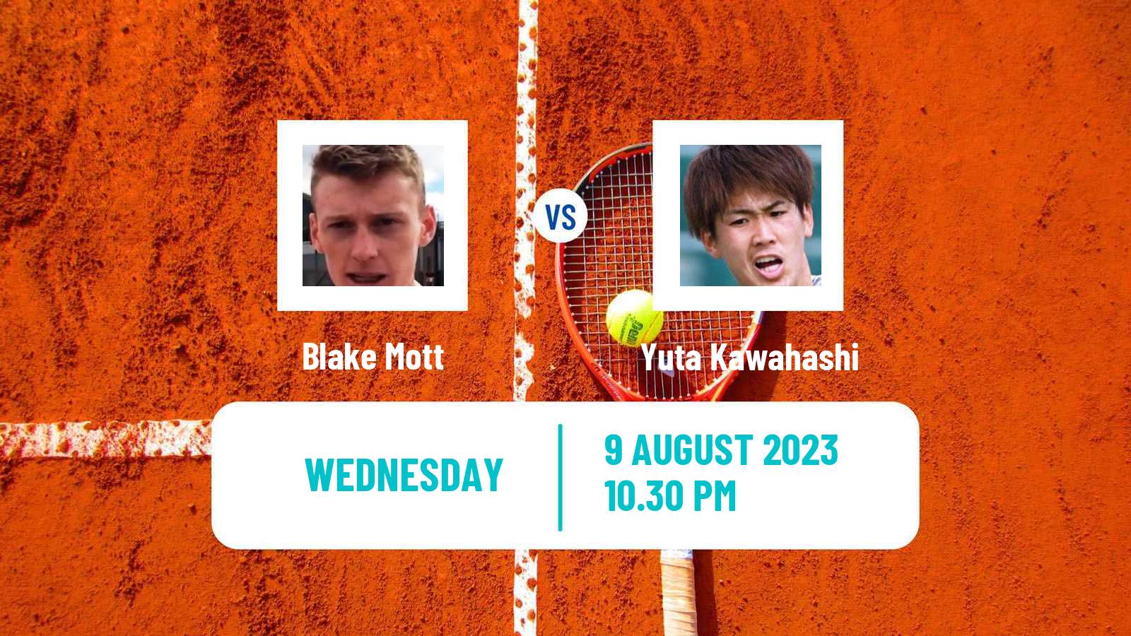 Tennis ITF M25 Jakarta 6 Men Blake Mott - Yuta Kawahashi