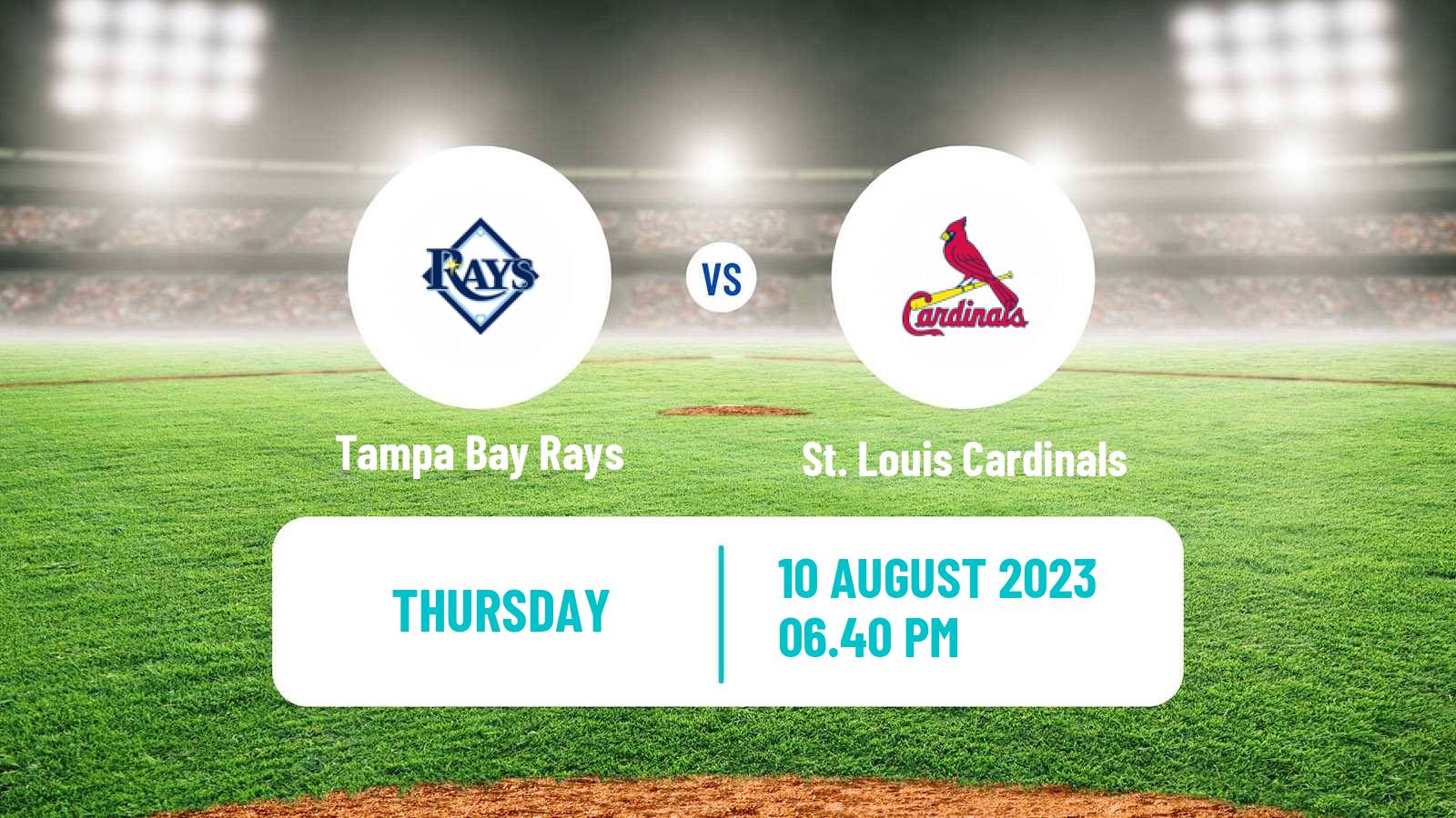 Baseball MLB Tampa Bay Rays - St. Louis Cardinals