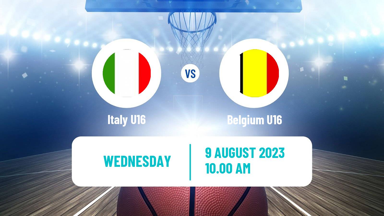 Basketball EuroBasket U16 Italy U16 - Belgium U16