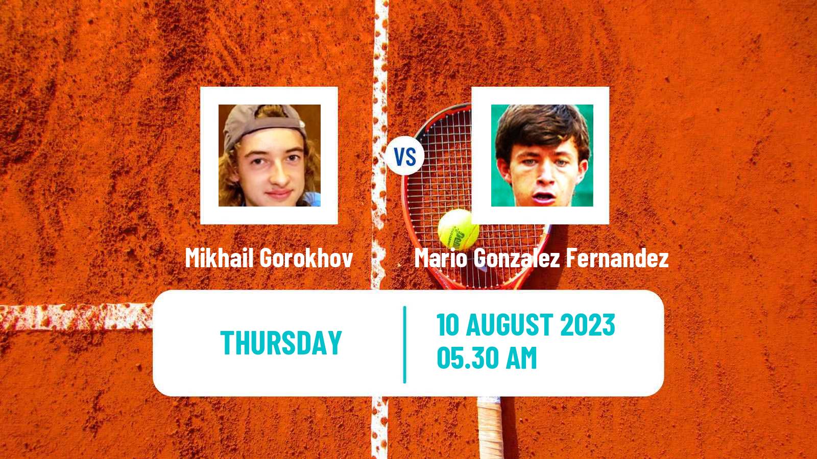 Tennis ITF M15 Monastir 32 Men Mikhail Gorokhov - Mario Gonzalez Fernandez