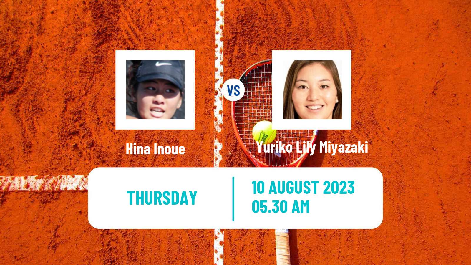 Tennis ITF W25 Roehampton 3 Women Hina Inoue - Yuriko Lily Miyazaki