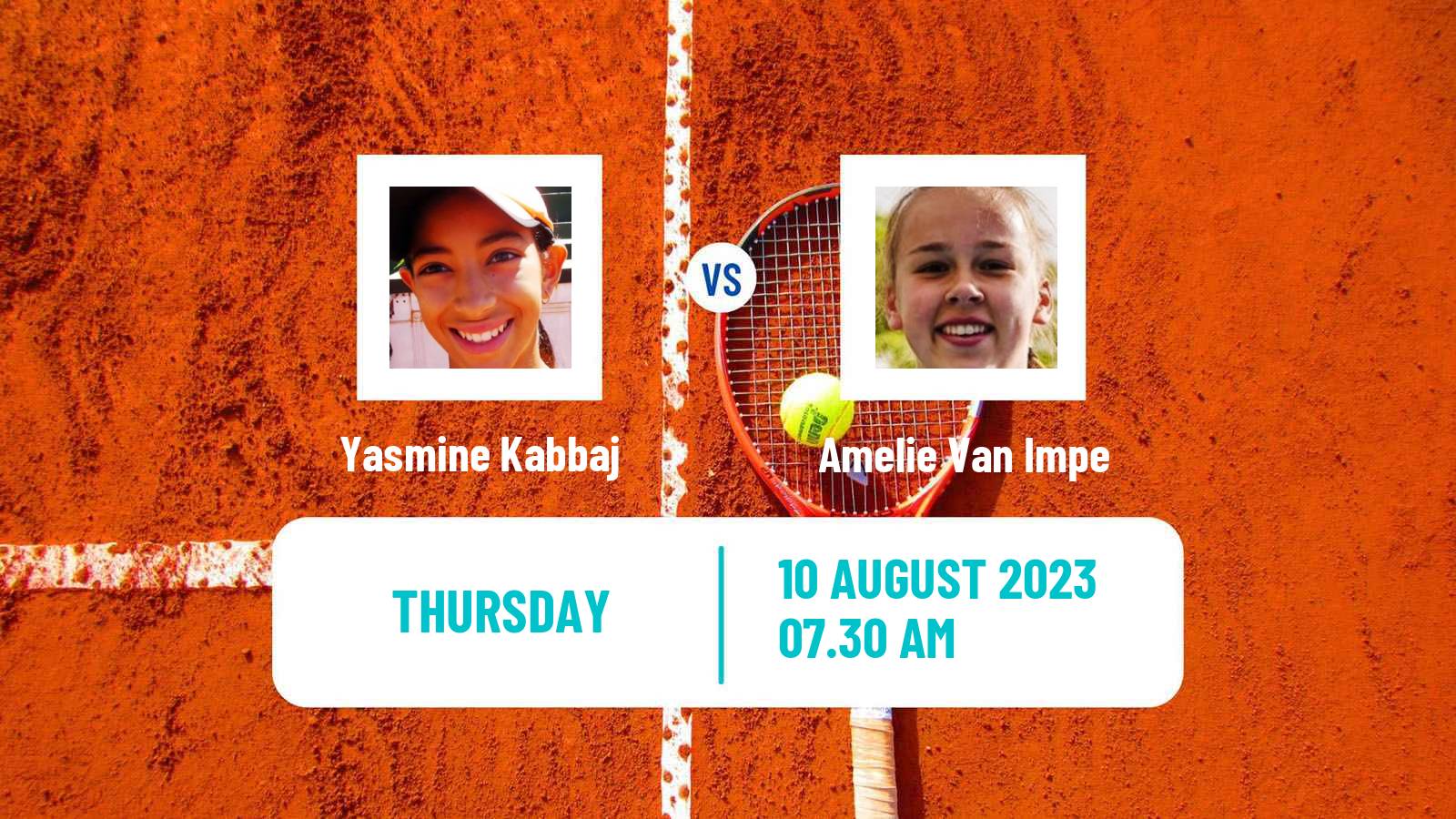 Tennis ITF W25 Koksijde Women Yasmine Kabbaj - Amelie Van Impe