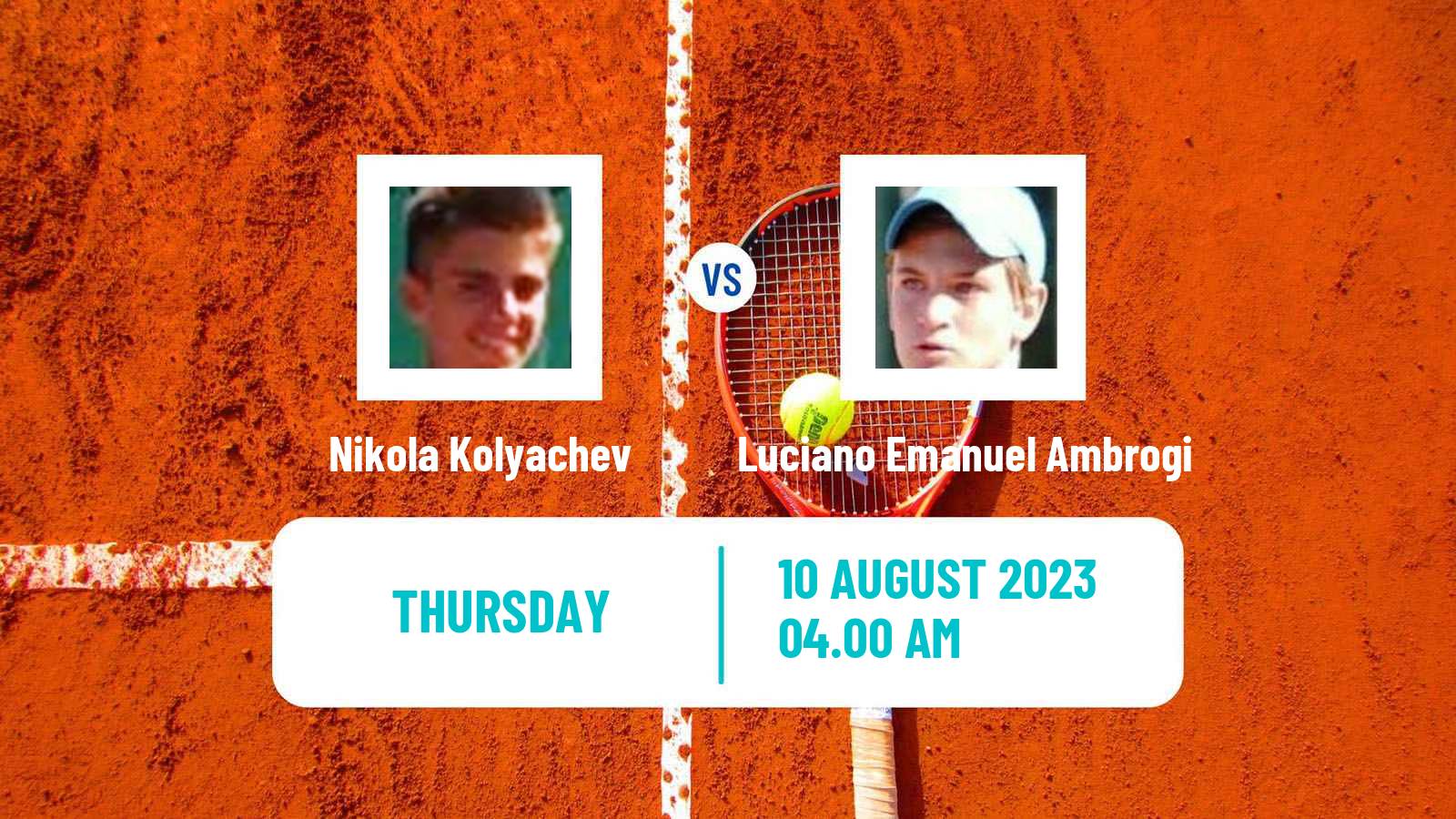 Tennis ITF M15 Curtea De Arges Men Nikola Kolyachev - Luciano Emanuel Ambrogi