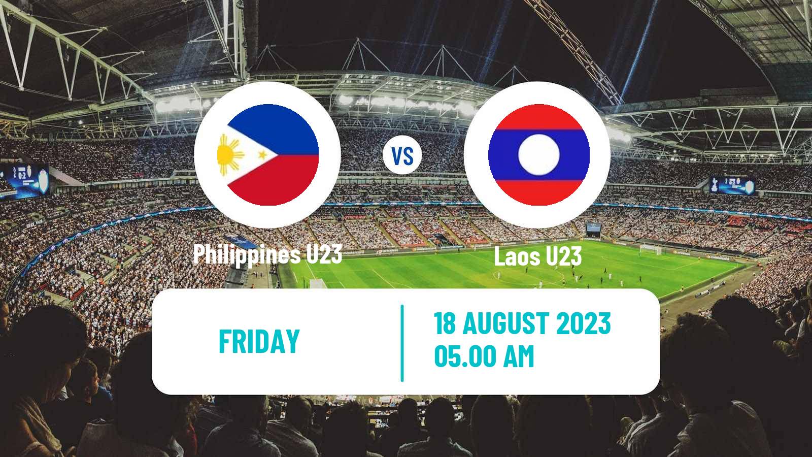Soccer AFF Championship U23 Philippines U23 - Laos U23