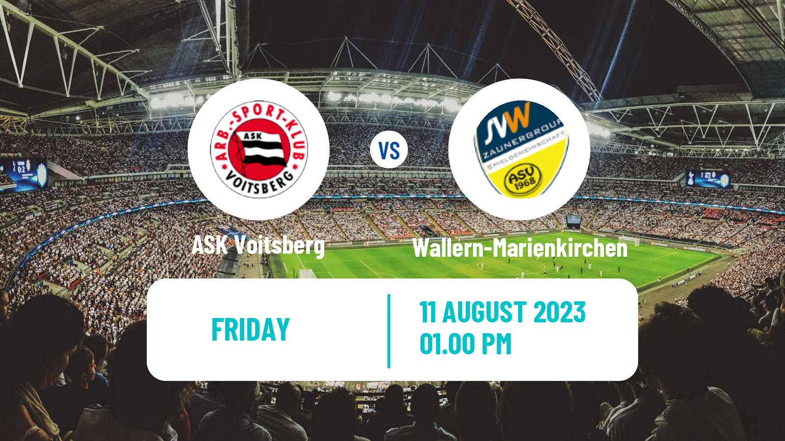 Soccer Austrian Regionalliga Central ASK Voitsberg - Wallern-Marienkirchen