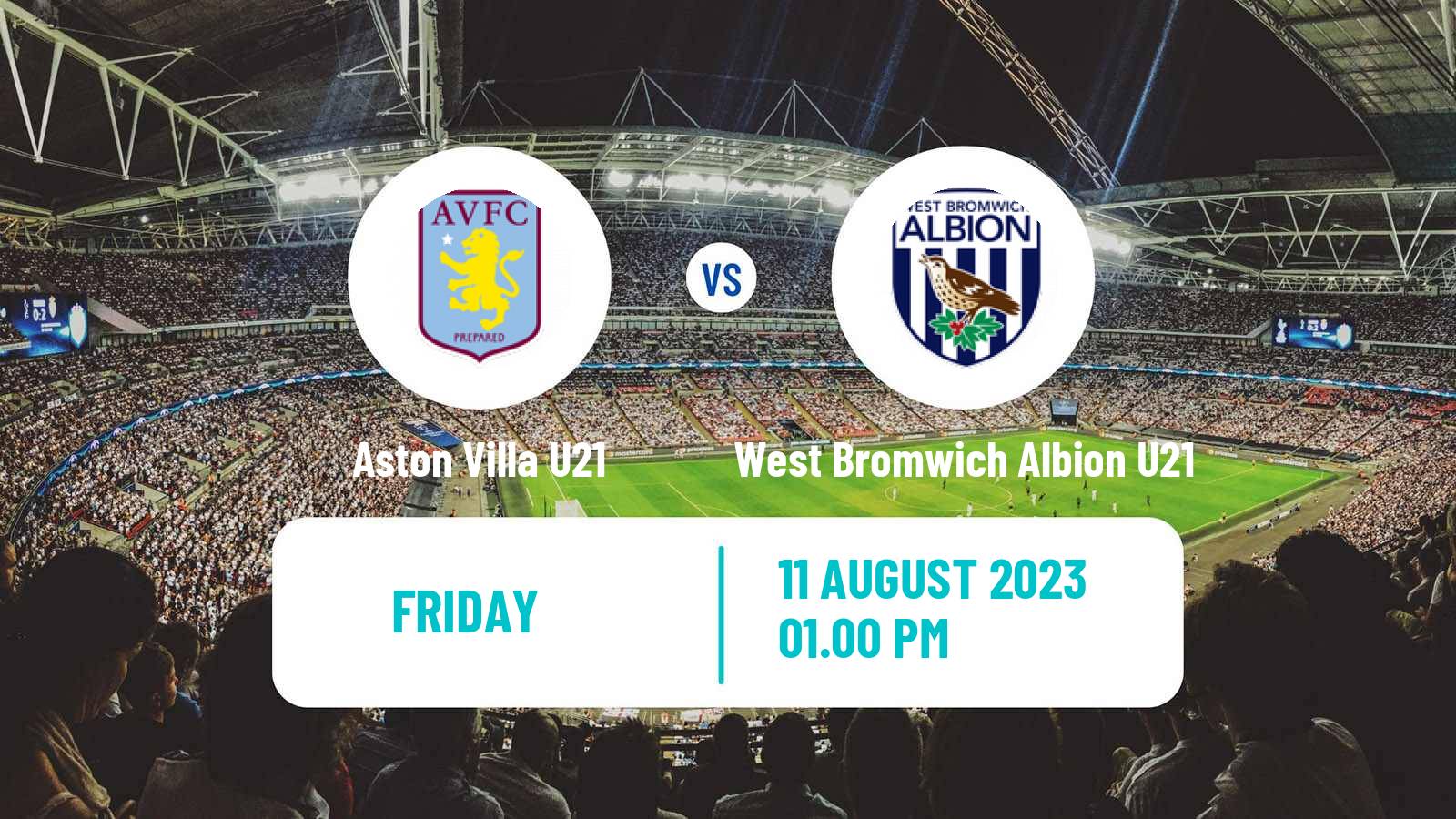 Soccer English Premier League 2 Aston Villa U21 - West Bromwich Albion U21