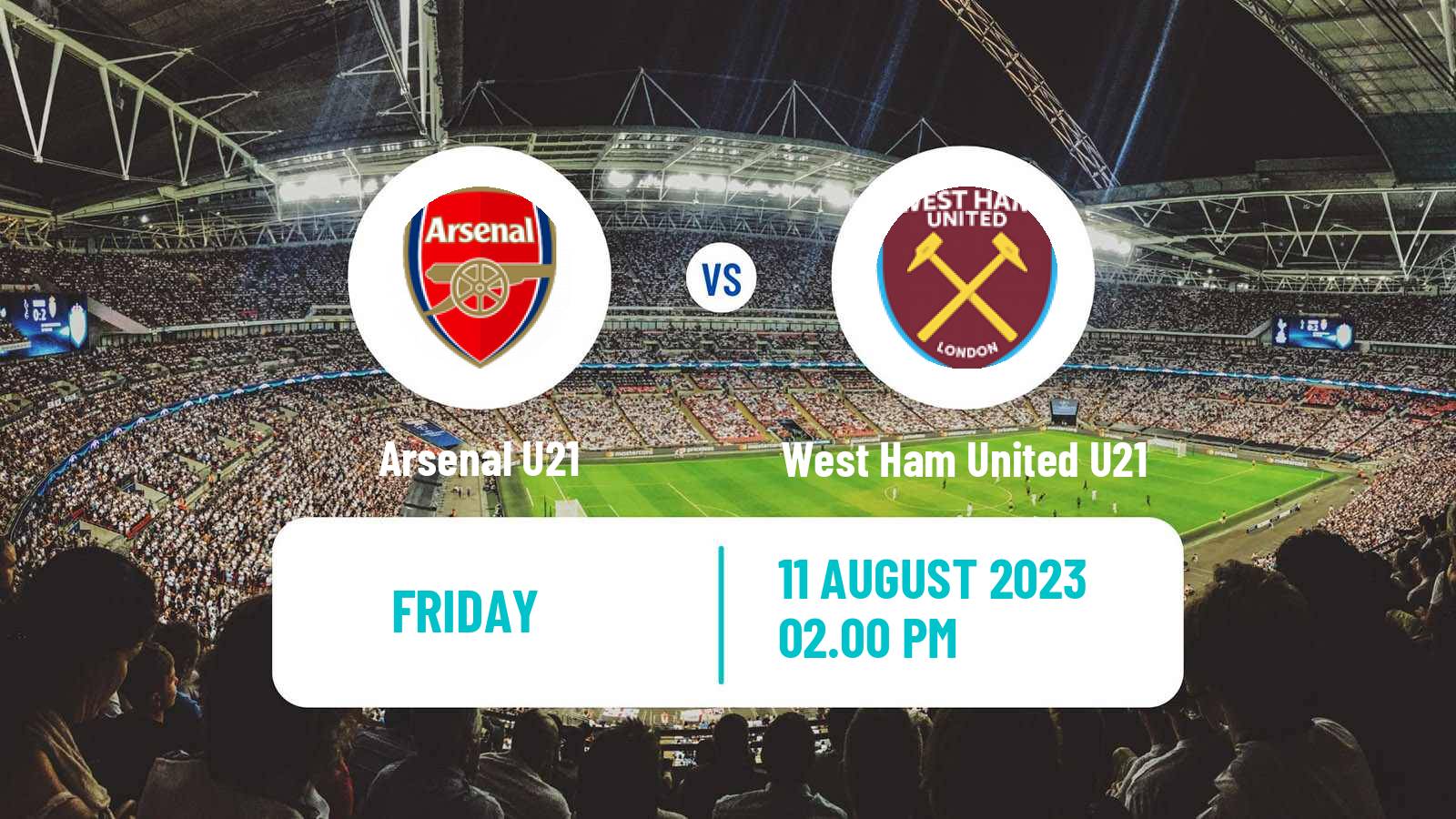 Soccer English Premier League 2 Arsenal U21 - West Ham United U21