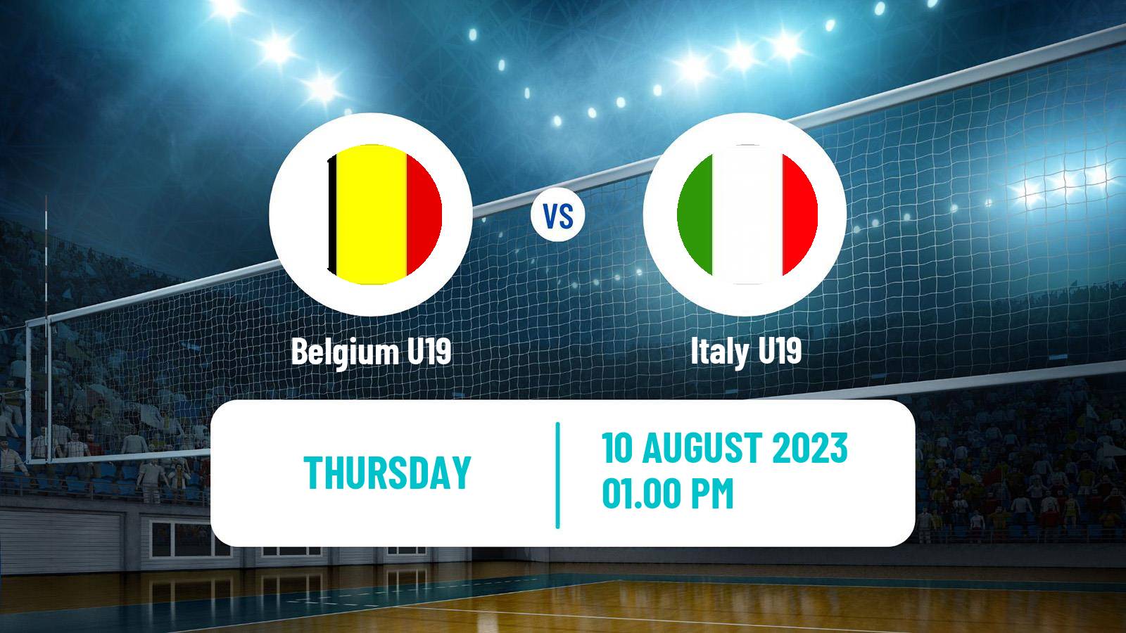 Volleyball World Championship U19 Volleyball Belgium U19 - Italy U19