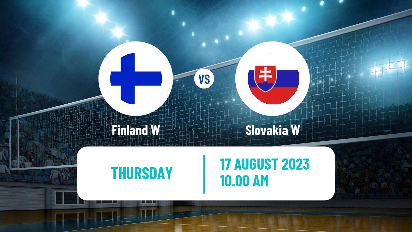 Volleyball European Championships Volleyball Women Finland W - Slovakia W