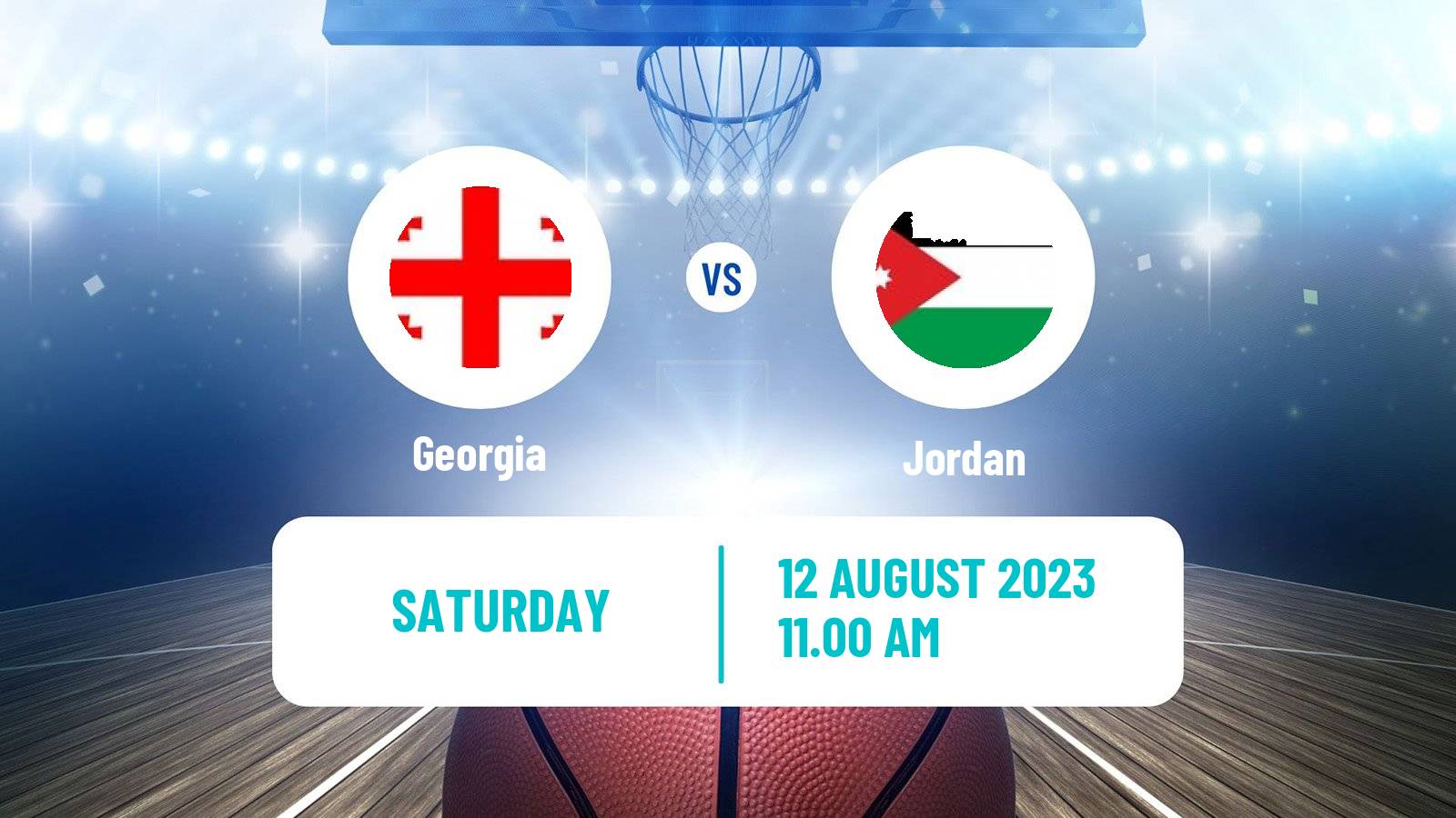 Basketball Friendly International Basketball Georgia - Jordan