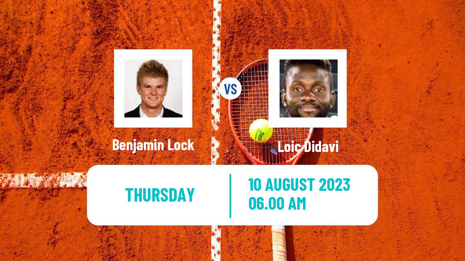 Tennis Davis Cup Group III Benjamin Lock - Loic Didavi