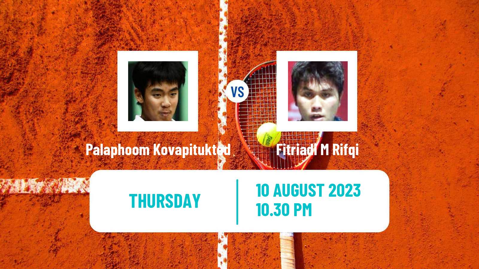 Tennis ITF M25 Jakarta 6 Men Palaphoom Kovapitukted - M Rifqi Fitriadi