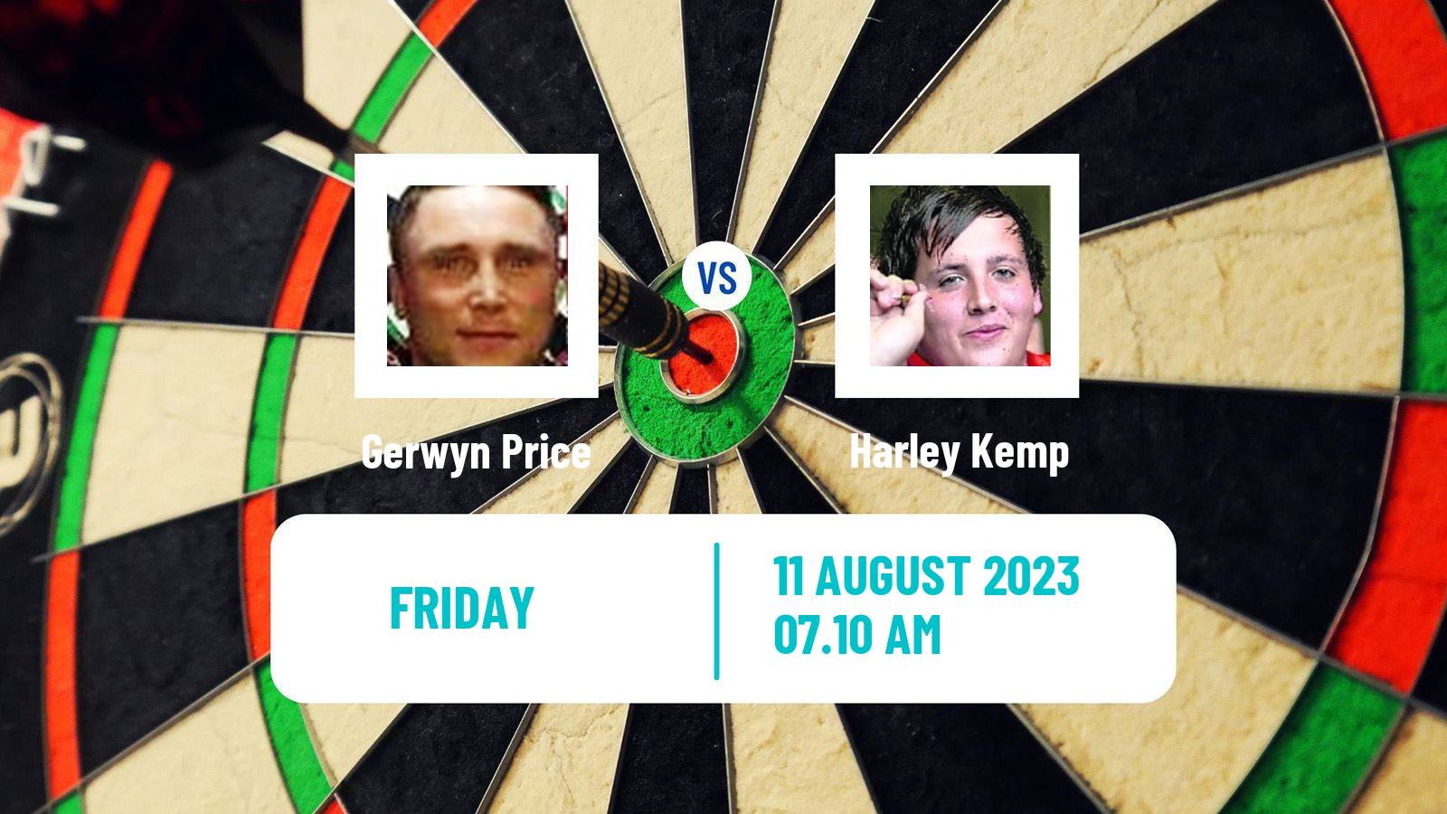 Darts New South Wales Masters Gerwyn Price - Harley Kemp