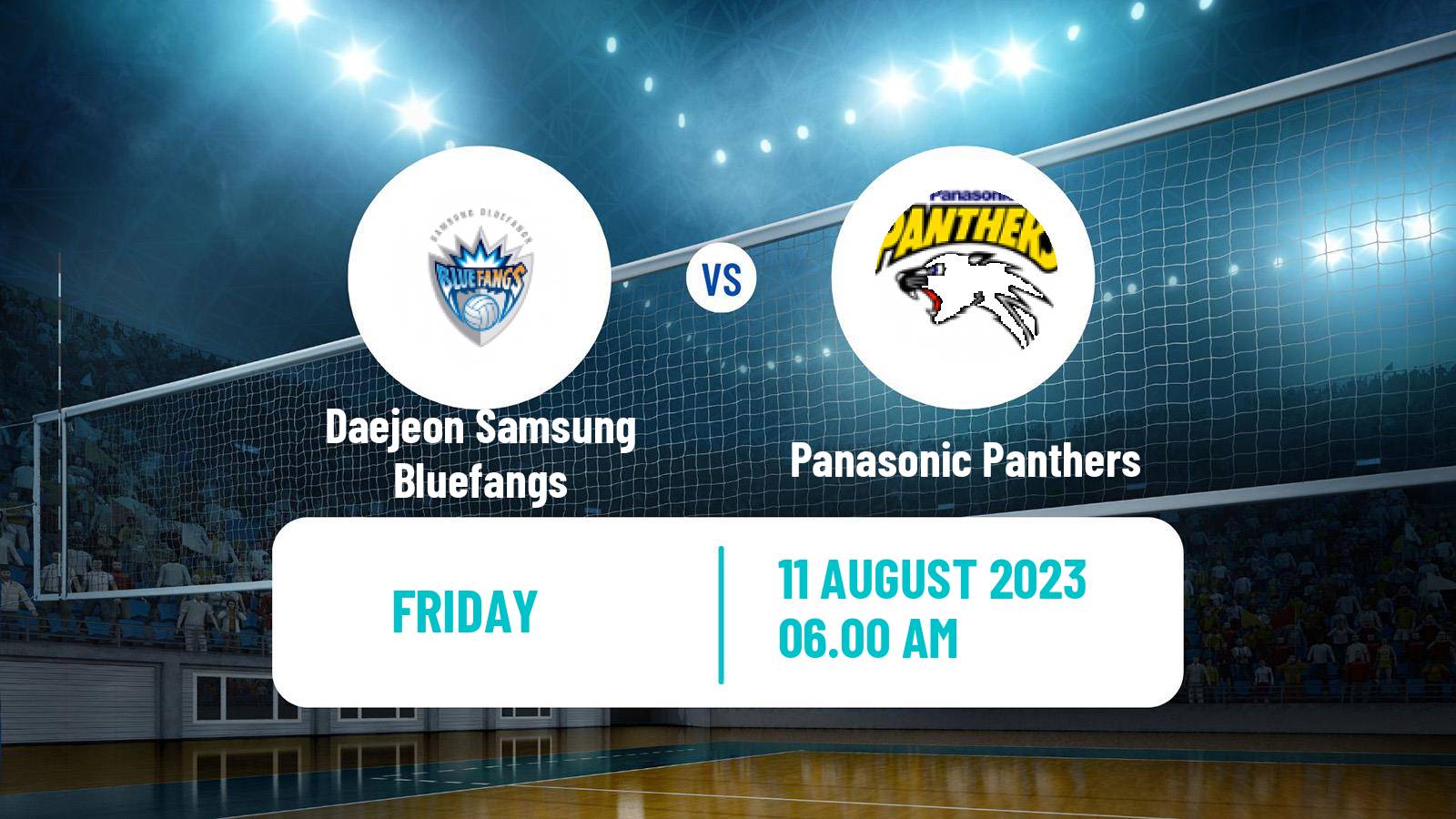 Volleyball South Korean KOVO Cup Volleyball Daejeon Samsung Bluefangs - Panasonic Panthers