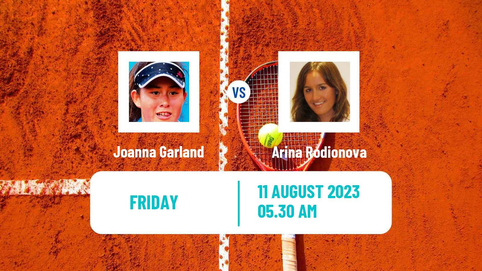 Tennis ITF W25 Roehampton 2 Women Joanna Garland - Arina Rodionova