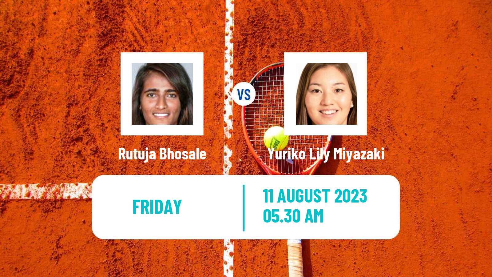 Tennis ITF W25 Roehampton 2 Women Rutuja Bhosale - Yuriko Lily Miyazaki
