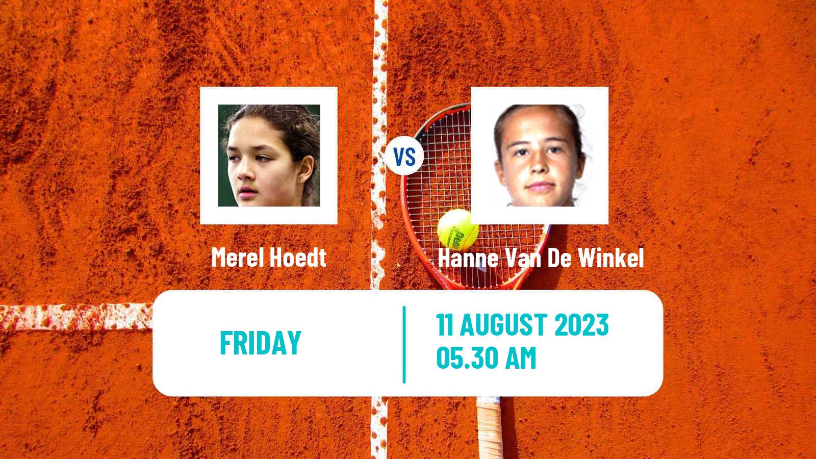 Tennis ITF W25 Koksijde Women Merel Hoedt - Hanne Van De Winkel