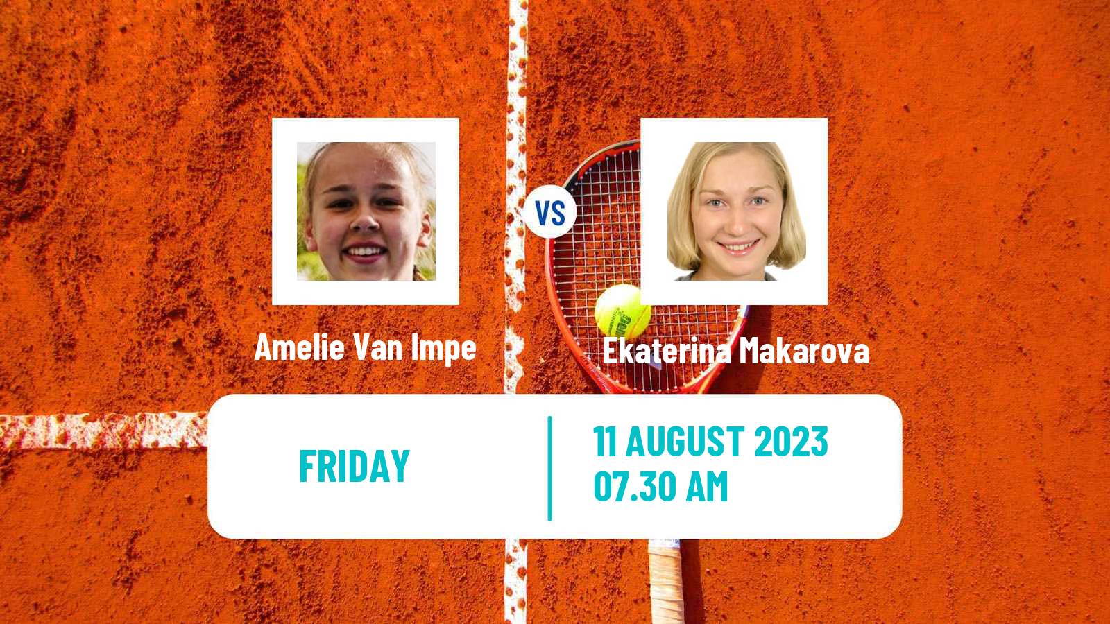 Tennis ITF W25 Koksijde Women Amelie Van Impe - Ekaterina Makarova